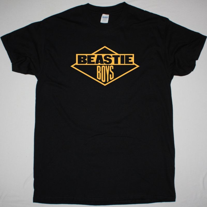 BEASTIE BOYS LOGO NEW BLACK T-SHIRT