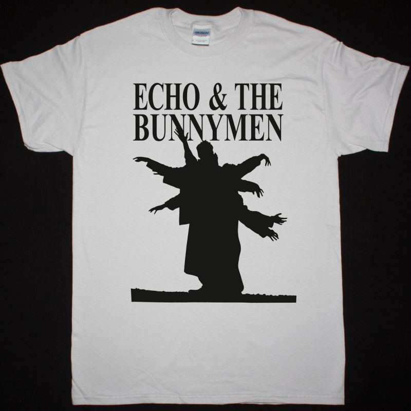 ECHO AND THE BUNNYMEN SILHOUETTE NEW ICE GREY T SHIRT