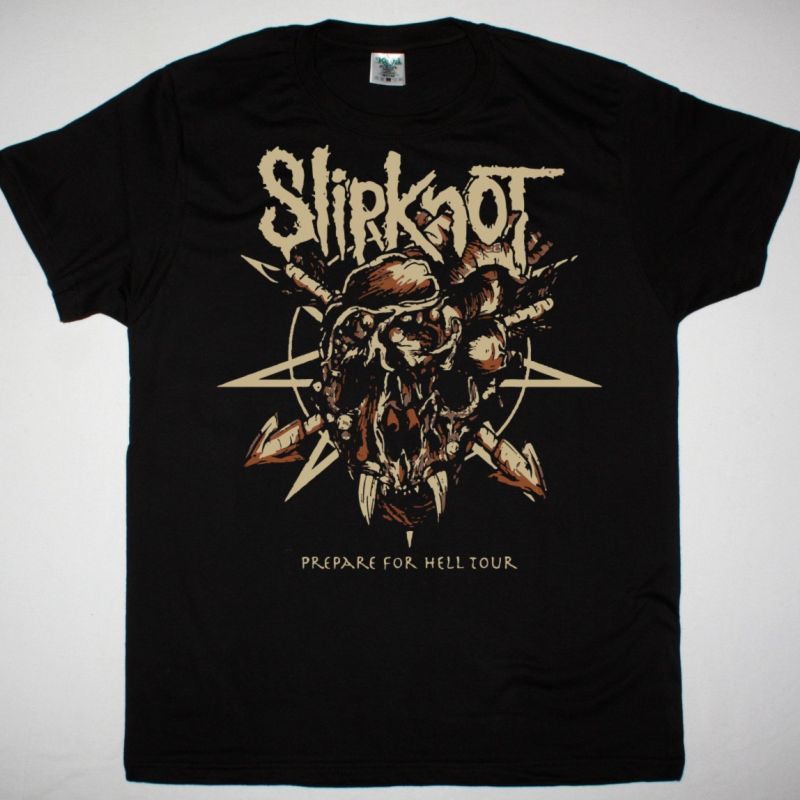 SLIPKNOT PREPARE FOR HELL TOUR NEW BLACK T SHIRT