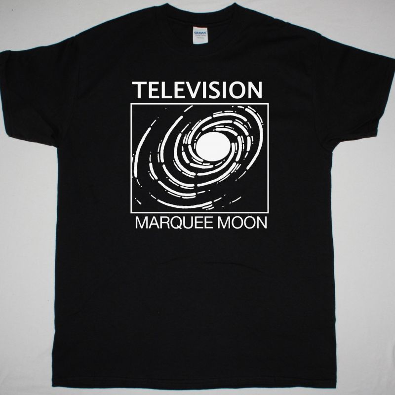 TELEVISION MARQUEE MOON NEW BLACK T-SHIRT