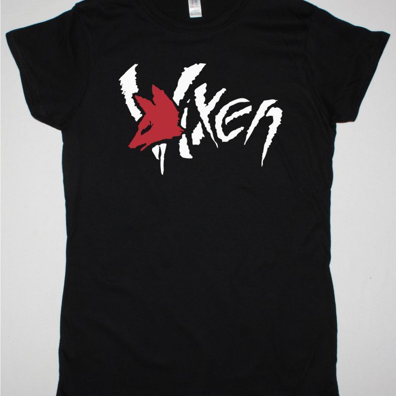 VIXEN LOGO NEW BLACK LADY T SHIRT