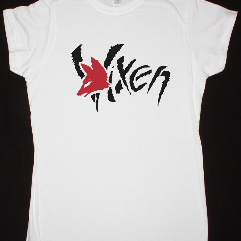 VIXEN LOGO NEW WHITE LADY T SHIRT