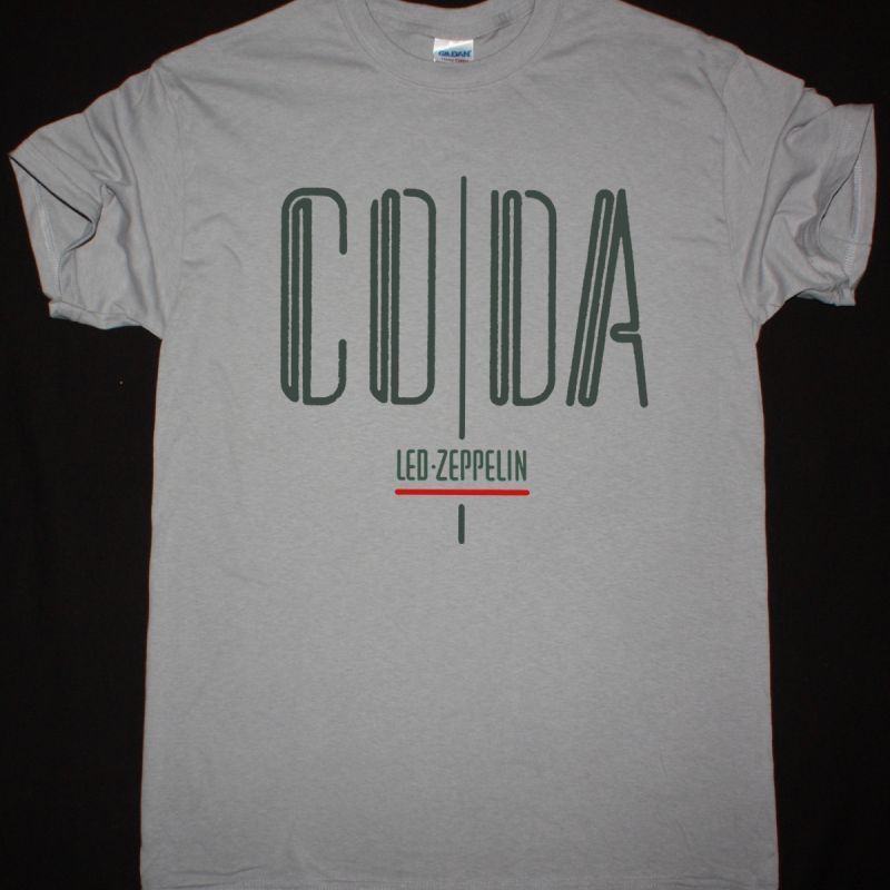 LED ZEPPELIN CODA NEW LIGHT GREY T SHIRT