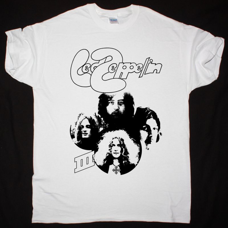 LED ZEPPELIN III NEW WHITE T SHIRT