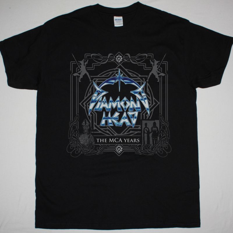 DIAMOND HEAD THE MCA YEARS NEW BLACK T-SHIRT
