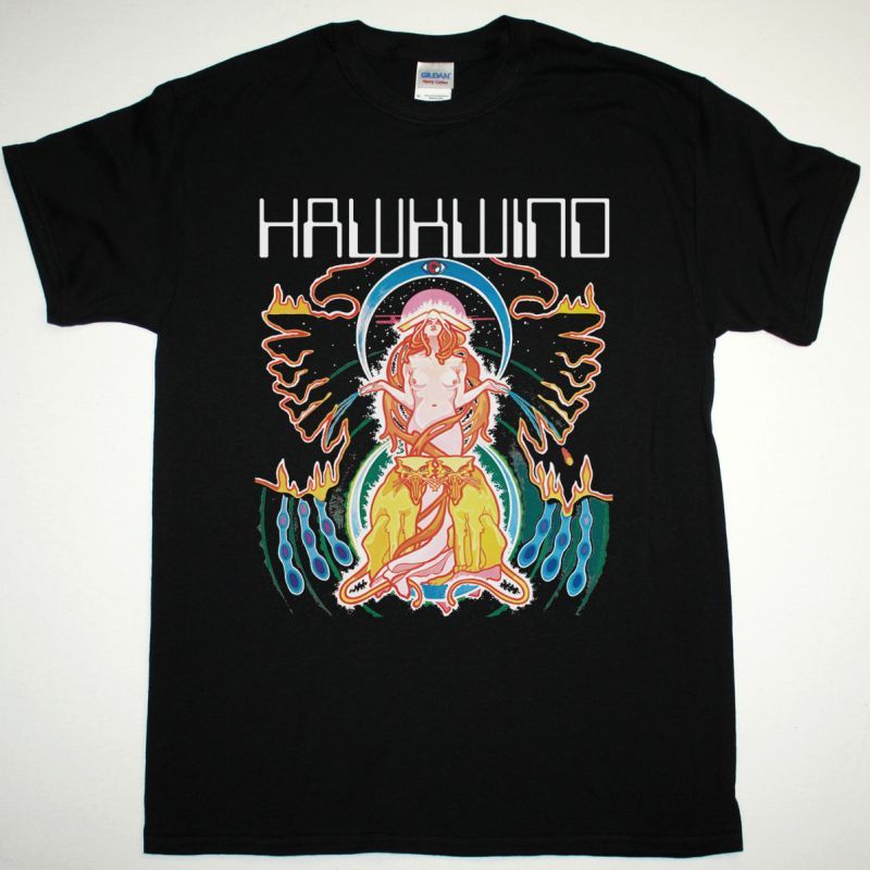 HAWKWIND SPACE RITUAL NEW BLACK T-SHIRT