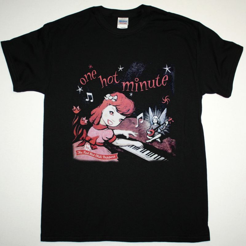RED HOT CHILI PEPPERS ONE HOT MINUTE NEW BLACK T-SHIRT