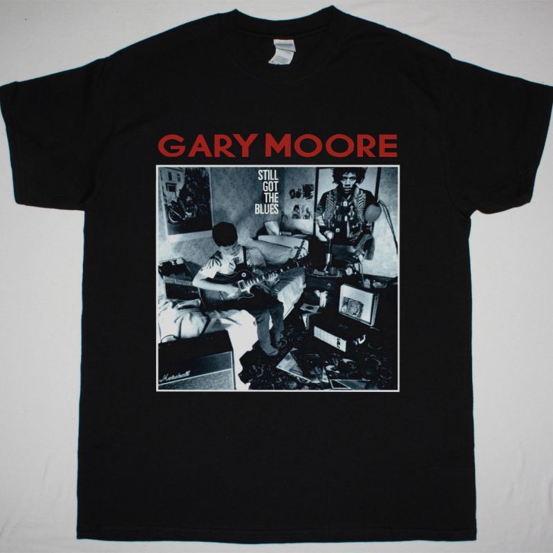 GARY MOORE STILL GOT THE BLUES NEW BLACK T-SHIRT