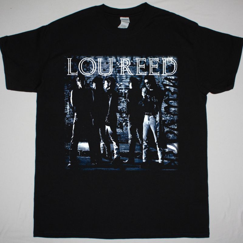 LOU REED NEW YORK NEW BLACK T SHIRT