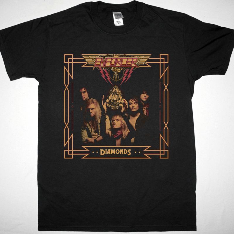 ENFORCER DIAMONDS NEW BLACK T SHIRT