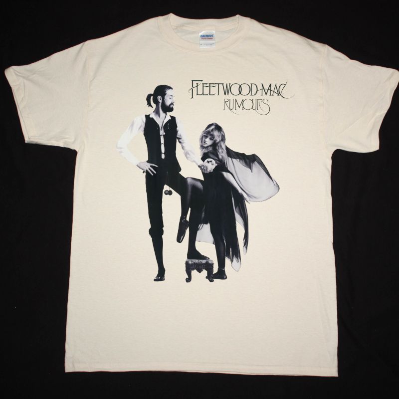 FLEETWOOD MAC RUMOURS 1977 NEW NATURAL T SHIRT