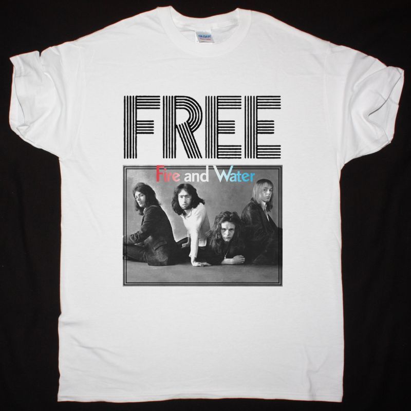 FREE FIRE AND WATER NEW WHITE T SHIRT