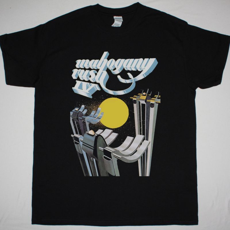 MAHOGANY RUSH IV 1976 NEW BLACK T SHIRT