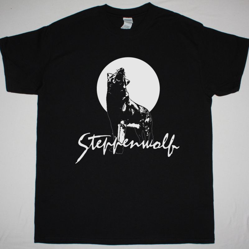 STEPPENWOLF HOUR OF THE WOLF NEW BLACK T-SHIRT