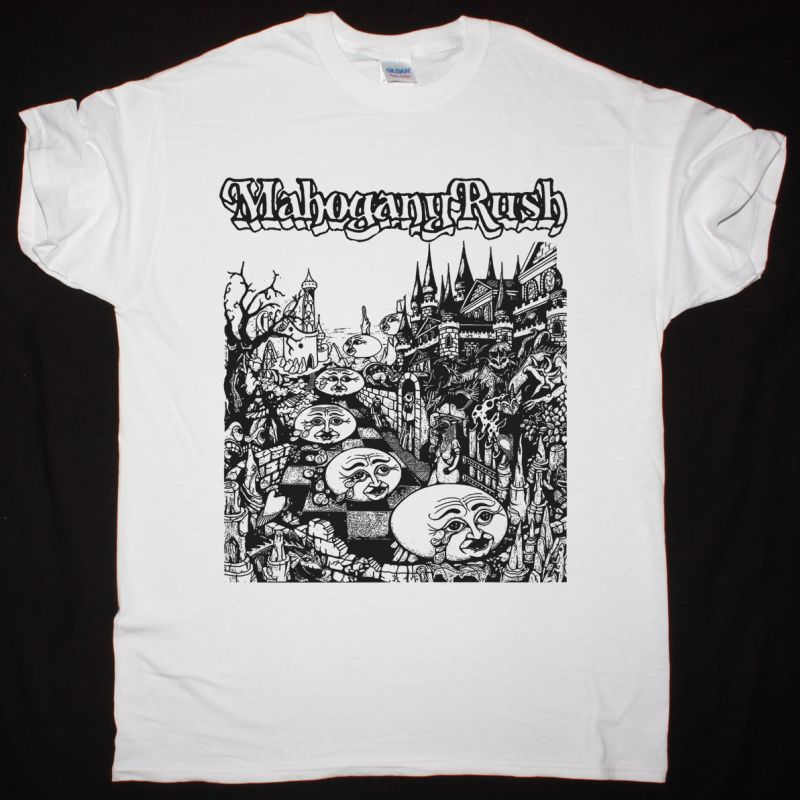 MAHOGANY RUSH STRANGE UNIVERSE IN WHITE NEW WHITE T SHIRT