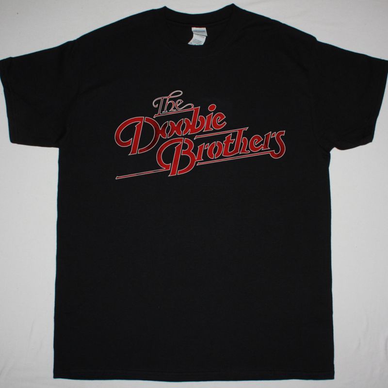 THE DOOBIE BROTHERS LOGO NEW BLACK T SHIRT