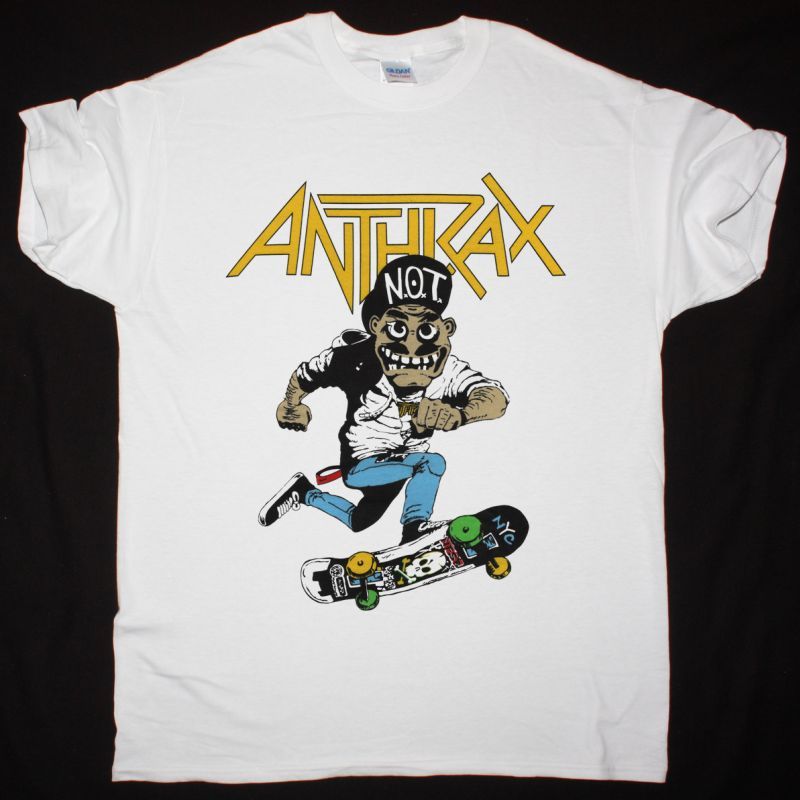 ANTHRAX MOSH IT UP NEW WHITE T-SHIRT