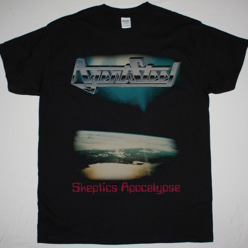 AGENT STEEL SKEPTICS APOCALYPSE NEW BLACK T SHIRT