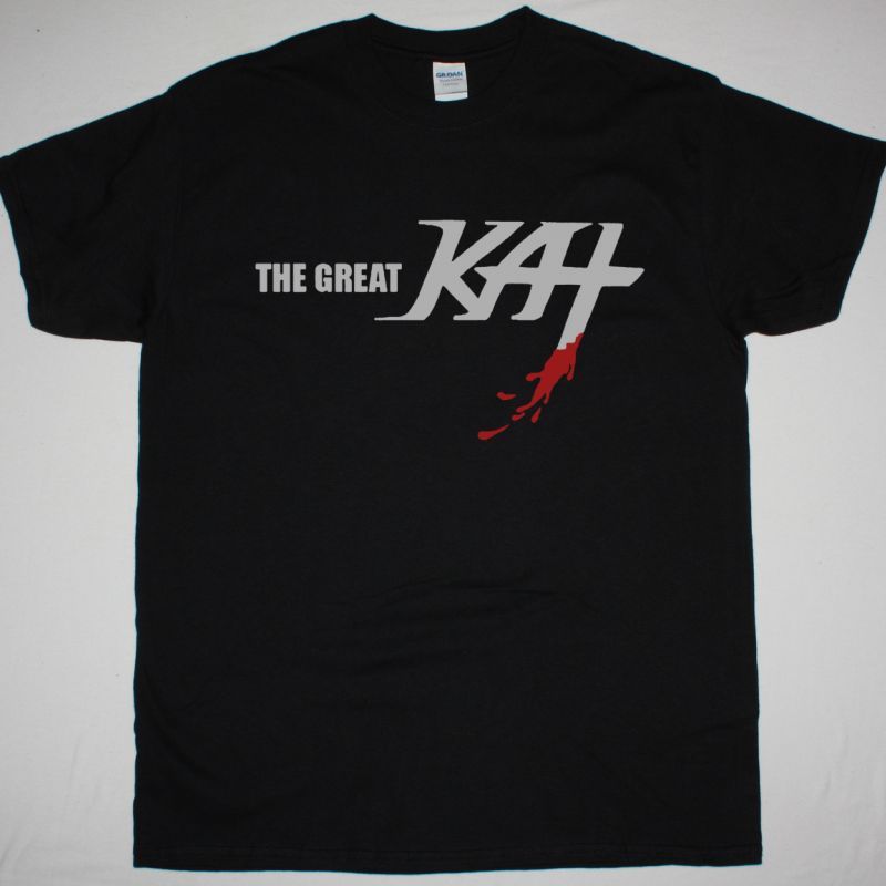 THE GREAT KAT LOGO NEW BLACK T-SHIRT