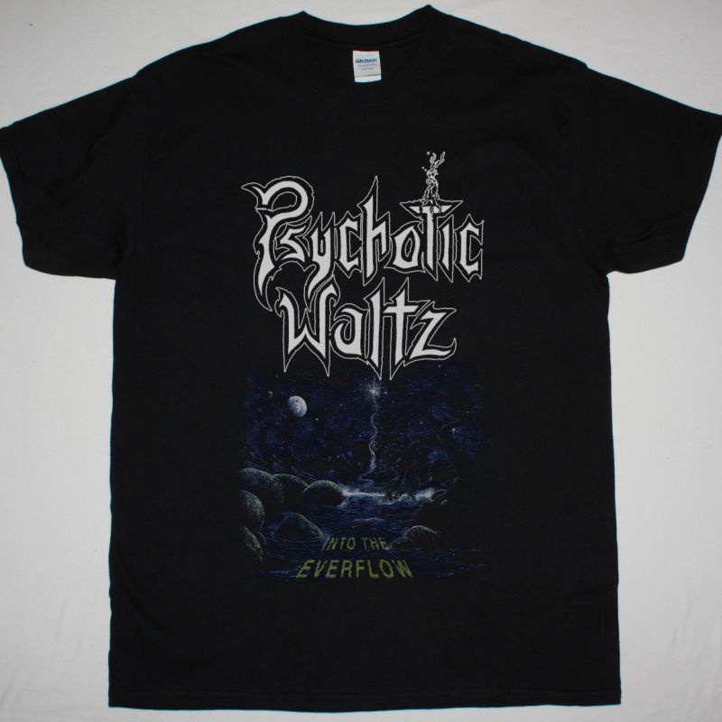 PSYCHOTIC WALTZ INTO THE EVERFLOW 1992 NEW BLACK T SHIRT