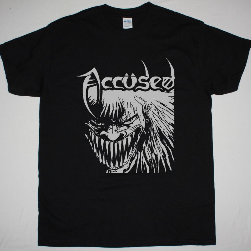 THE ACCUSED MARTHA SPLATTERHEAD NEW BLACK T SHIRT