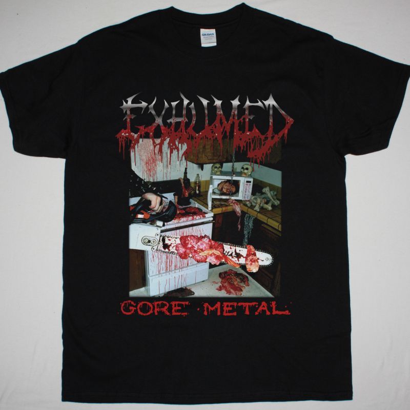 EXHUMED GORE METAL NEW BLACK T-SHIRT