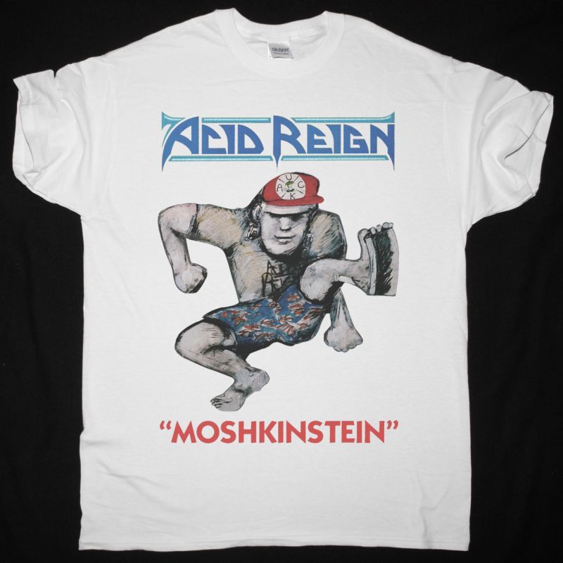 ACID REIGN MOSHKINSTEIN NEW WHITE T-SHIRT