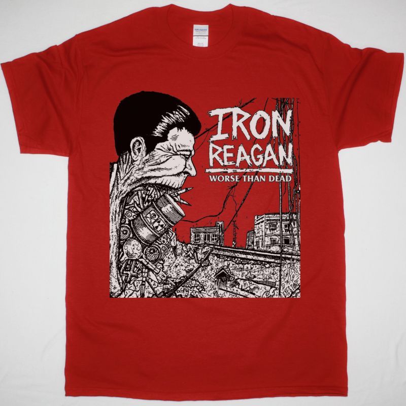 IRON REAGAN WORSE THAN DEAD NEW RED T-SHIRT