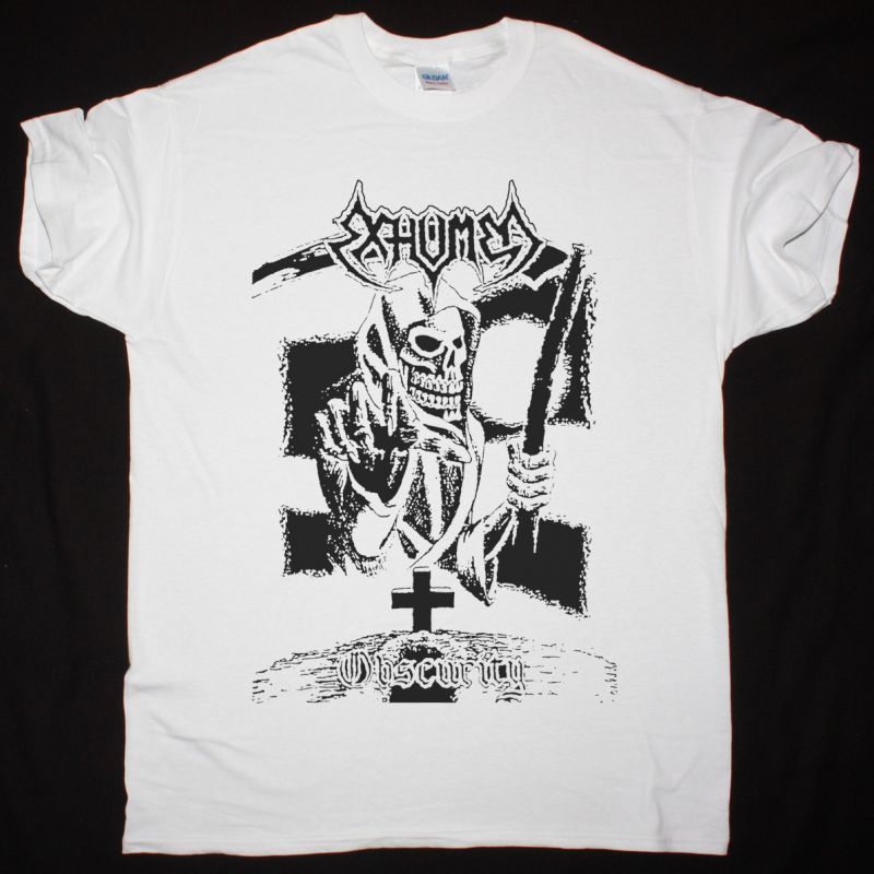 EXHUMED OBSCURITY DEMO 1990 NEW WHITE T-SHIRT