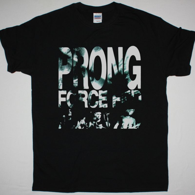 PRONG FORCE RED 1989 NEW BLACK T SHIRT