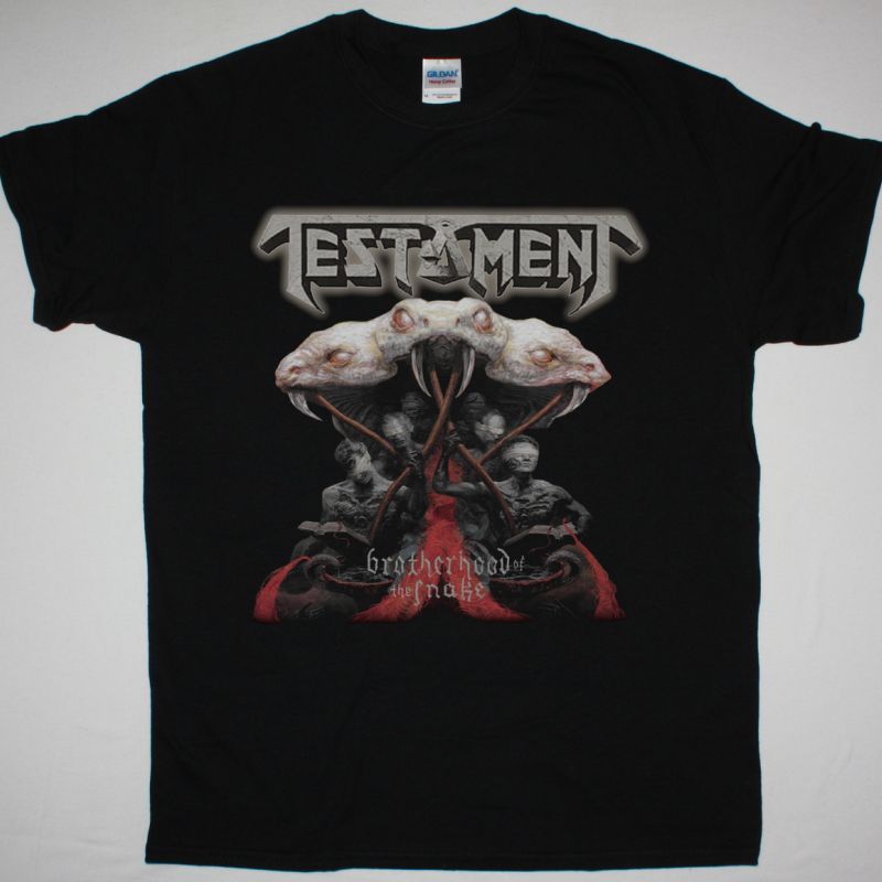 TESTAMENT BROTHERHOOD OF SNAKE NEW BLACK T-SHIRT