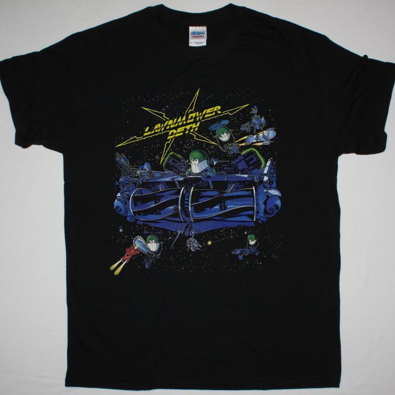 LAWNMOWER DETH OOH CRIKEY IT'S... LAWNMOWER DETH NEW BLACK T SHIRT