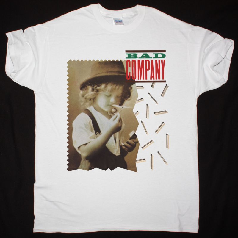 BAD COMPANY DANGEROUS AGE 1988 NEW WHITE T SHIRT