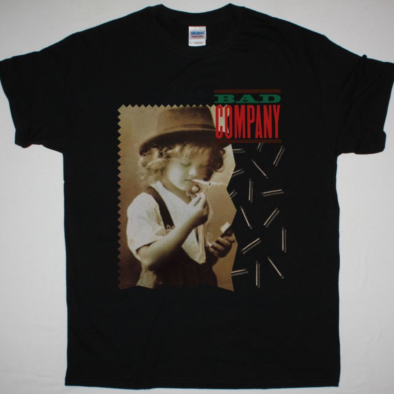 BAD COMPANY DANGEROUS AGE TOUR 88-89 NEW BLACK T SHIRT