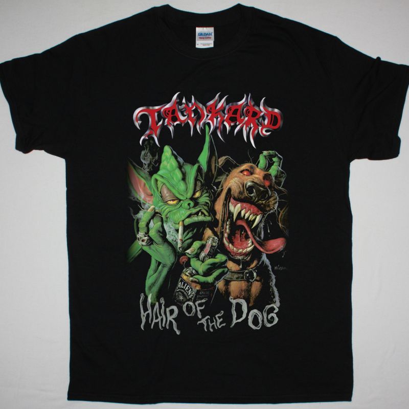TANKARD HAIR OF THE DOG NEW BLACK T-SHIRT