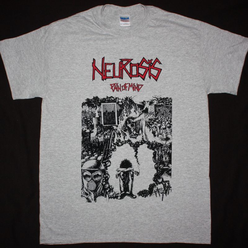 NEUROSIS PAIN OF MIND NEW SPORT GREY T SHIRT