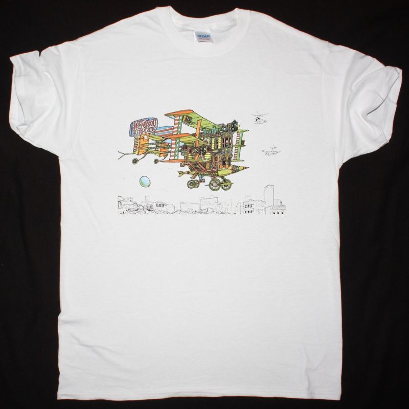 JEFFERSON AIRPLANE AFTER BATHING AT BAXTERS NEW WHITE T SHIRT