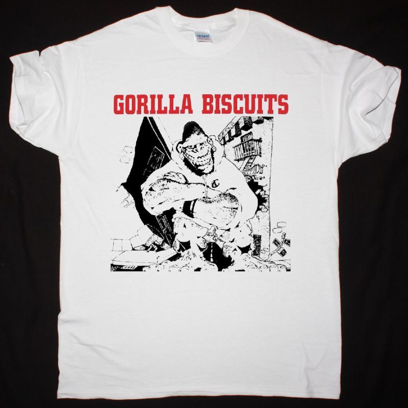 GORILLA BISCUITS GORILLA BISCUITS NEW WHITE T SHIRT