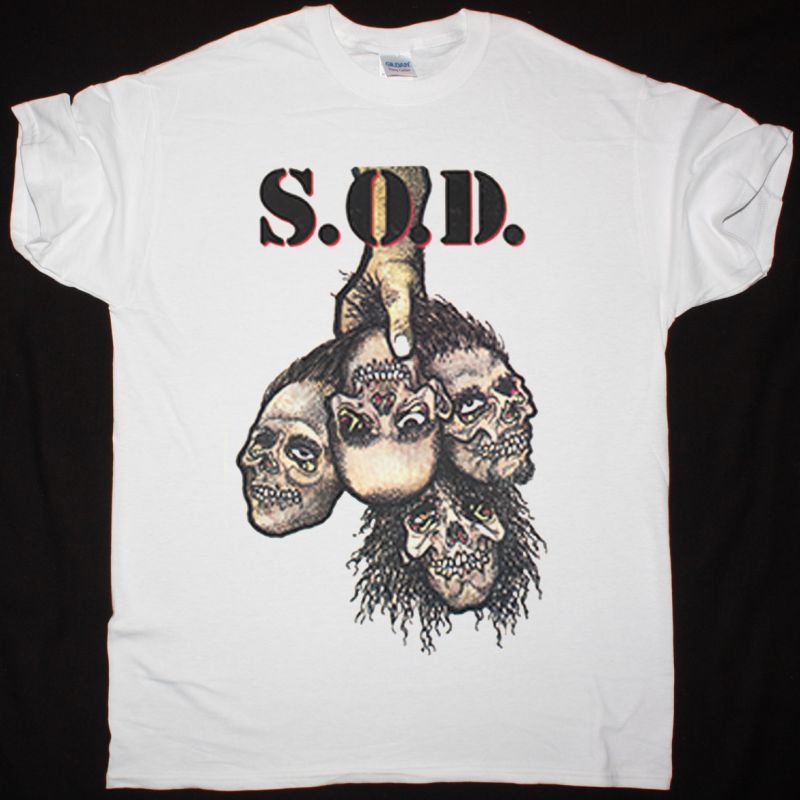 S.O.D.  LIVE AT BUDOKAN WHITE NEW T-SHIRT