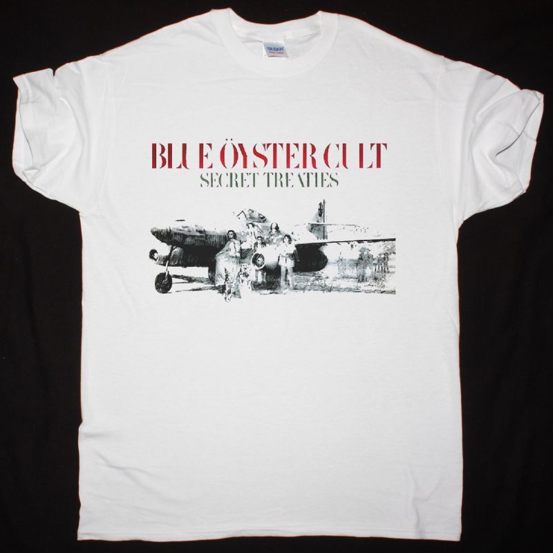 BLUE ÖYSTER CULT SECRET TREATIES NEW WHITE T SHIRT