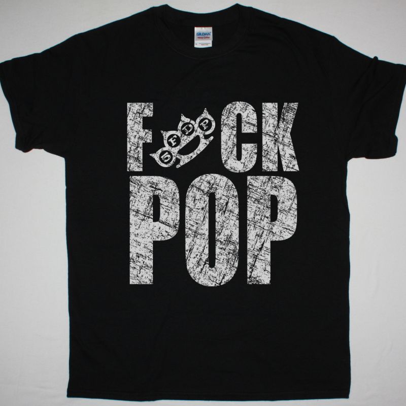 FIVE FINGER DEATH PUNCH FUCK POP NEW BLACK T-SHIRT