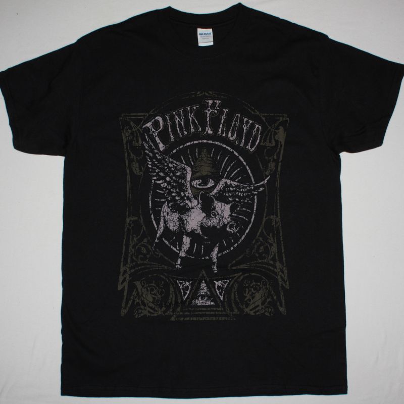 PINK FLOYD FLYING PIG NEW BLACK T-SHIRT