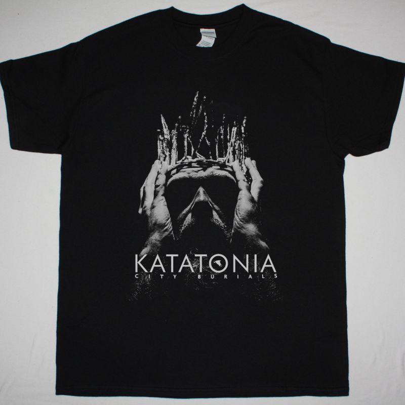 KATATONIA CITY BURIALS NEW BLACK T-SHIRT