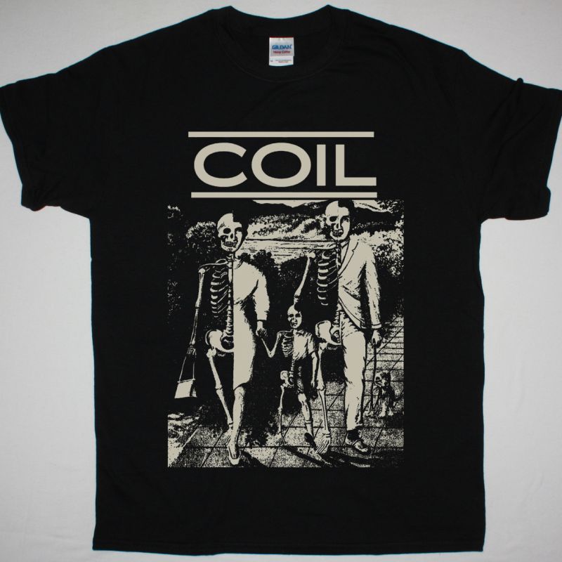 COIL UNNATURAL HISTORY NEW BLACK T-SHIRT