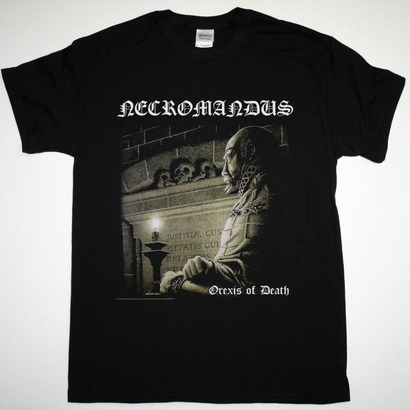 NECROMANDUS OREXIS OF DEATH NEW BLACK T-SHIRT