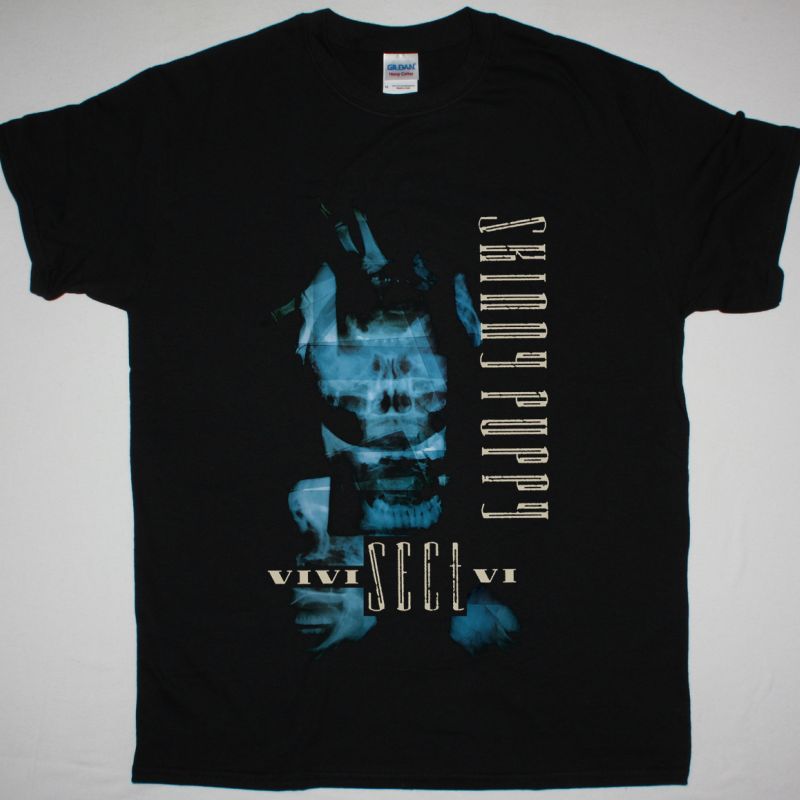 SKINNY PUPPY VIVISECTVI NEW BLACK T-SHIRT