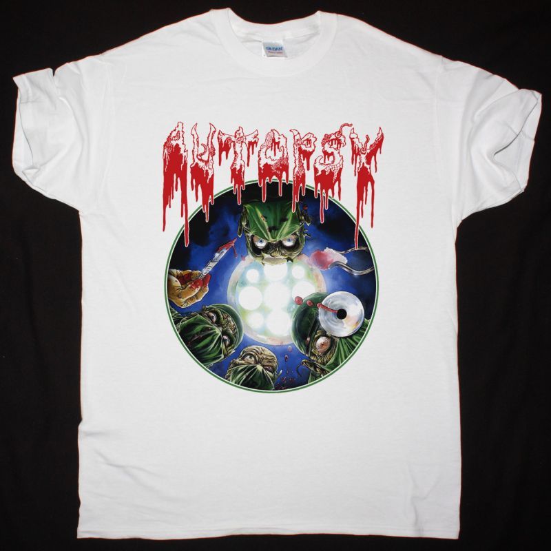 AUTOPSY SEVERED SURVIVAL NEW WHITE T-SHIRT