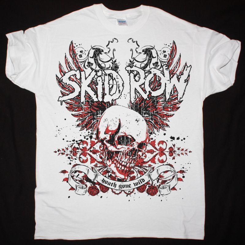 SKID ROW YOUTH GONE WILD NEW WHITE T-SHIRT