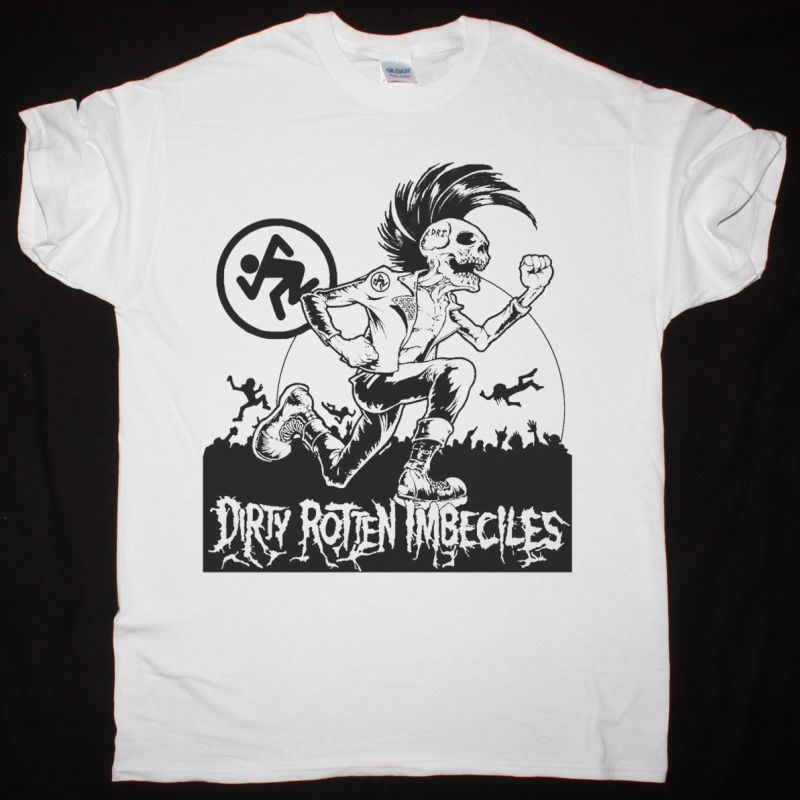 D.R.I. MOSH PIT NEW WHITE T SHIRT