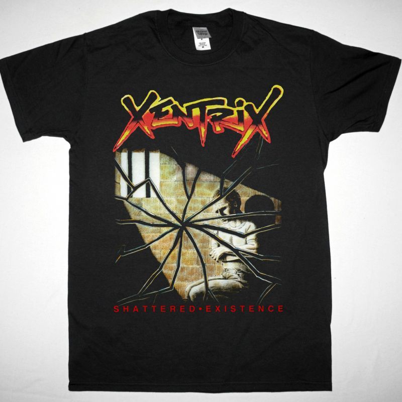 XENTRIX SHATTERED EXISTENCE NEW BLACK T-SHIRT